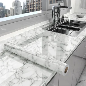 Marble Kitchen Self-Adhesive Wallpaper Countertop