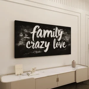 Home Crazy Love Canvas Art - Modern